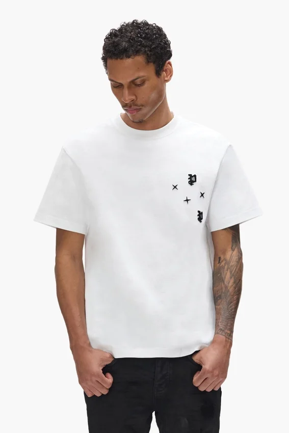 T-shirt med stjärnmonogram