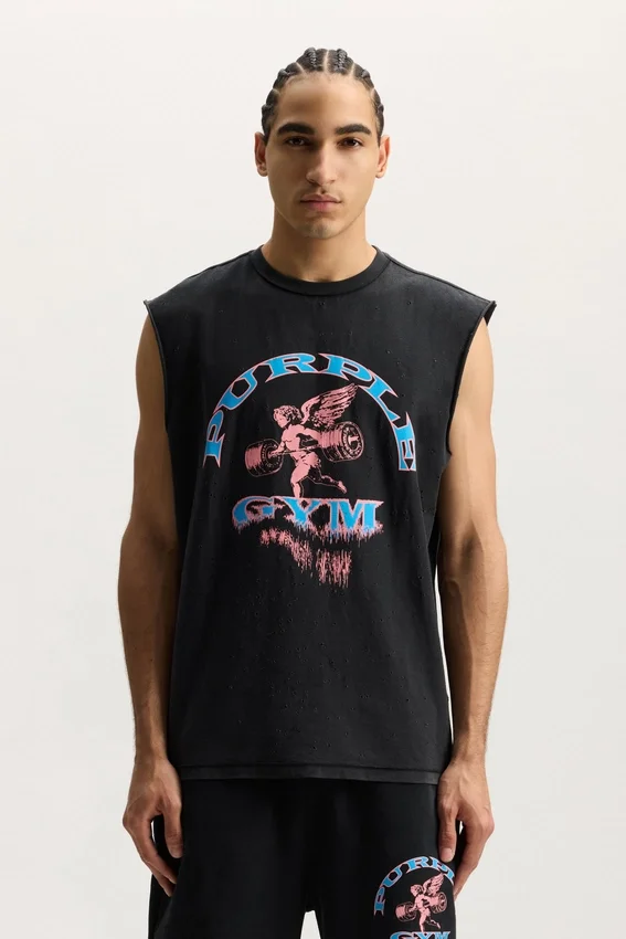 Tanktop i tjockt tyg