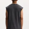 Tanktop med paljetttext
