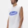 Tanktop med paljetttext