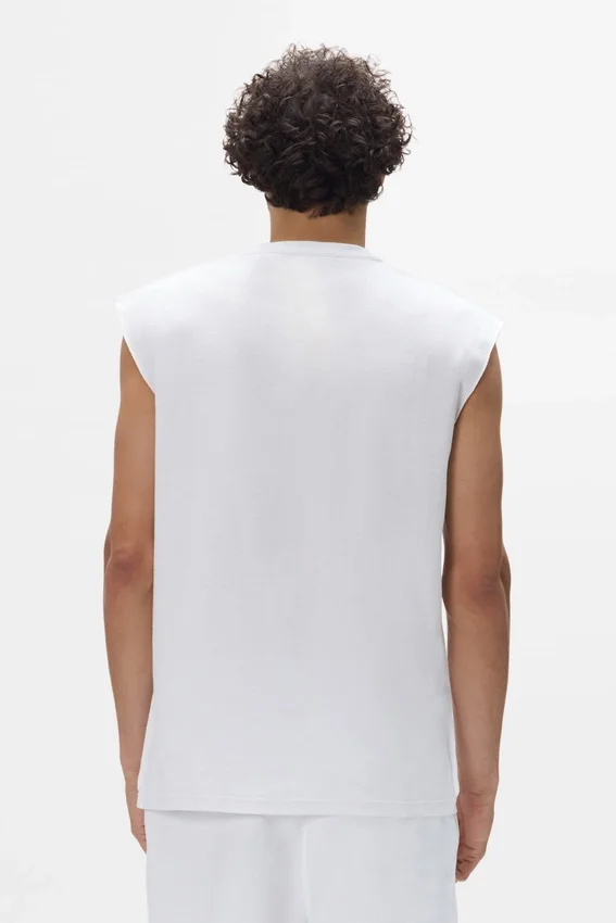 Tanktop med paljetttext