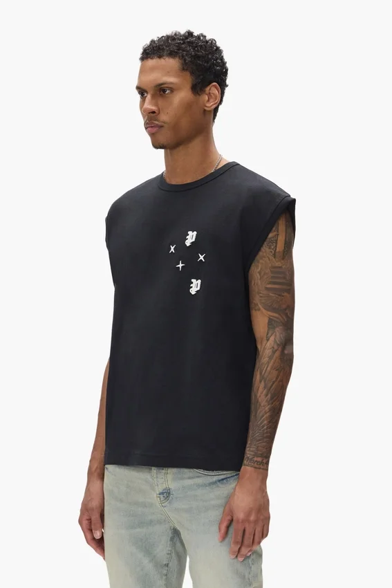 Tanktop med stjärnmonogram