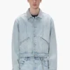 Truckerjackor med kontrastkrage
