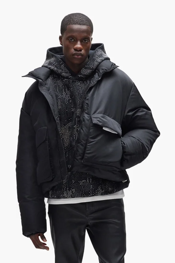 Twill-pufferjackor